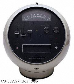Round stereo w/8-track player